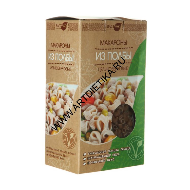 Макароны из полбы Рожки 400г