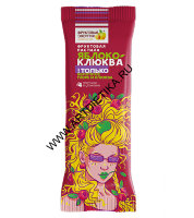 Пастила фруктовая Яблоко Клюква 30г