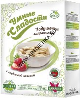 Подушечки амарантовые Умные сладости  Клубника б/глютена 220г на стевии