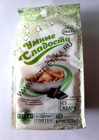 Подушечки амарантовые Умные сладости шоколадные б/глютена 150 г на стевии