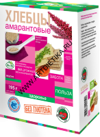 Хлебцы Амарантовые без глютена 195г