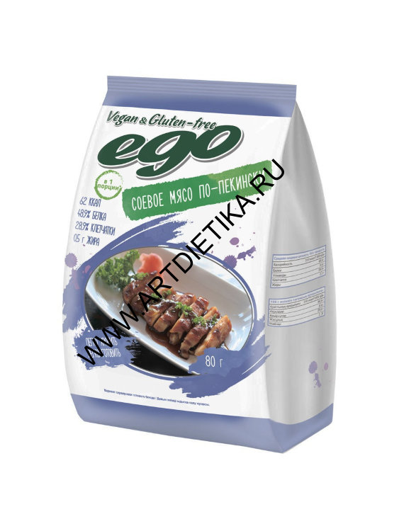 Соевое мясо по-пекински 80г Ego