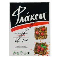 Крекеры льняные Флаксы с Клюквой 120г