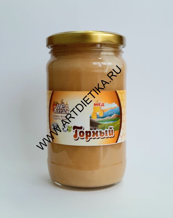 Мед Горный  500г /18 стекло