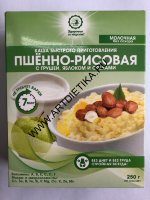Каша С добрым утром пшенно-рисовая с грушей, яблоком и орехами 250г