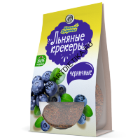 Льняные крекеры с черникой 50 г
