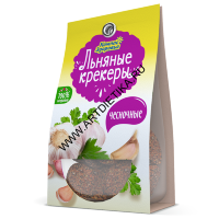 Льняные крекеры с чесноком 50 г