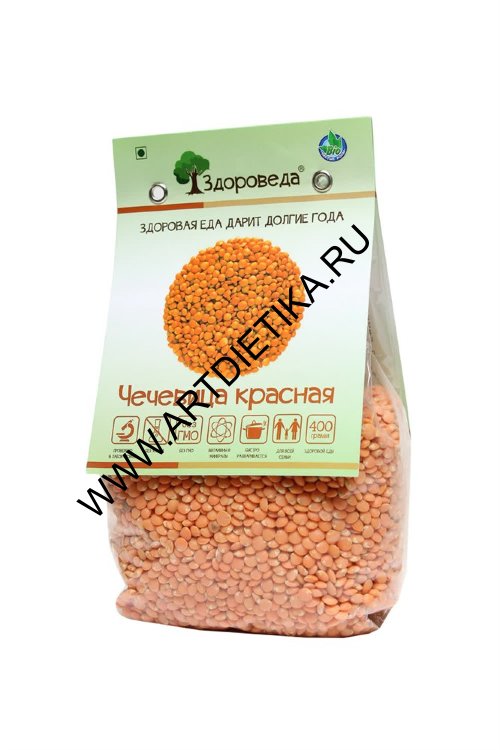 Чечевица красная Здороведа 400г