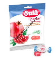 Леденцы SULA  Гранат без сахара 60гр