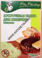 Смесь Мак-Мастер безглютеновая Кукурузная для выпечки 700г