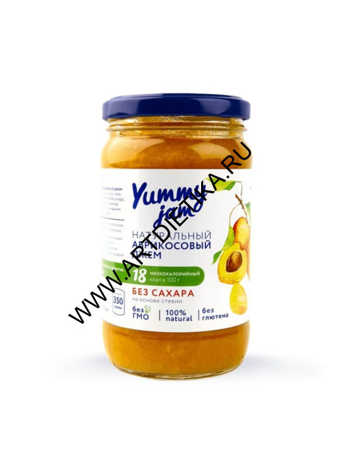 Джем Yummy jam Абрикосовый без сахара 350 гр