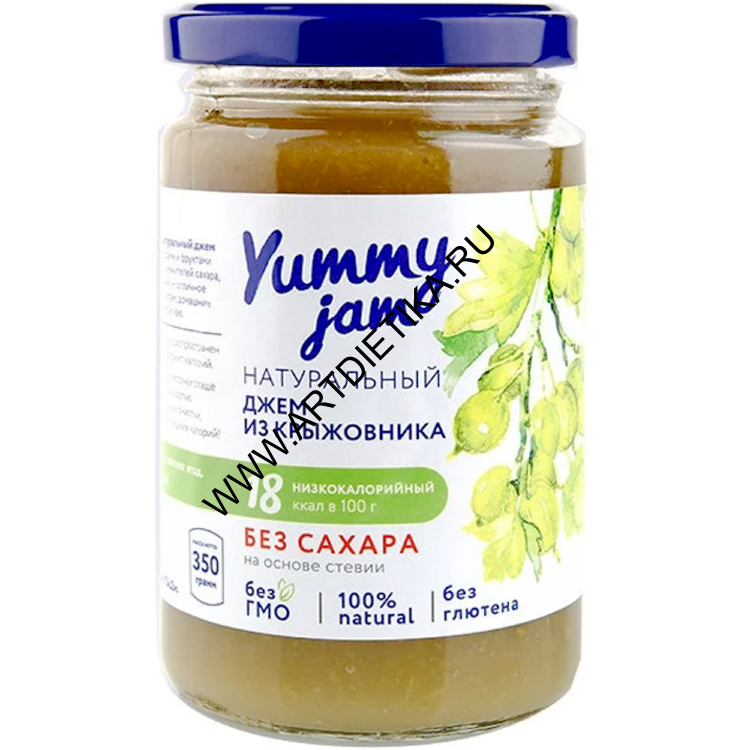Джем Yummy jam из Крыжовника без сахара 350 гр