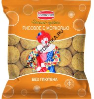Печенье Рототайка Рисовое с морковью без глютена на фруктозе 200г